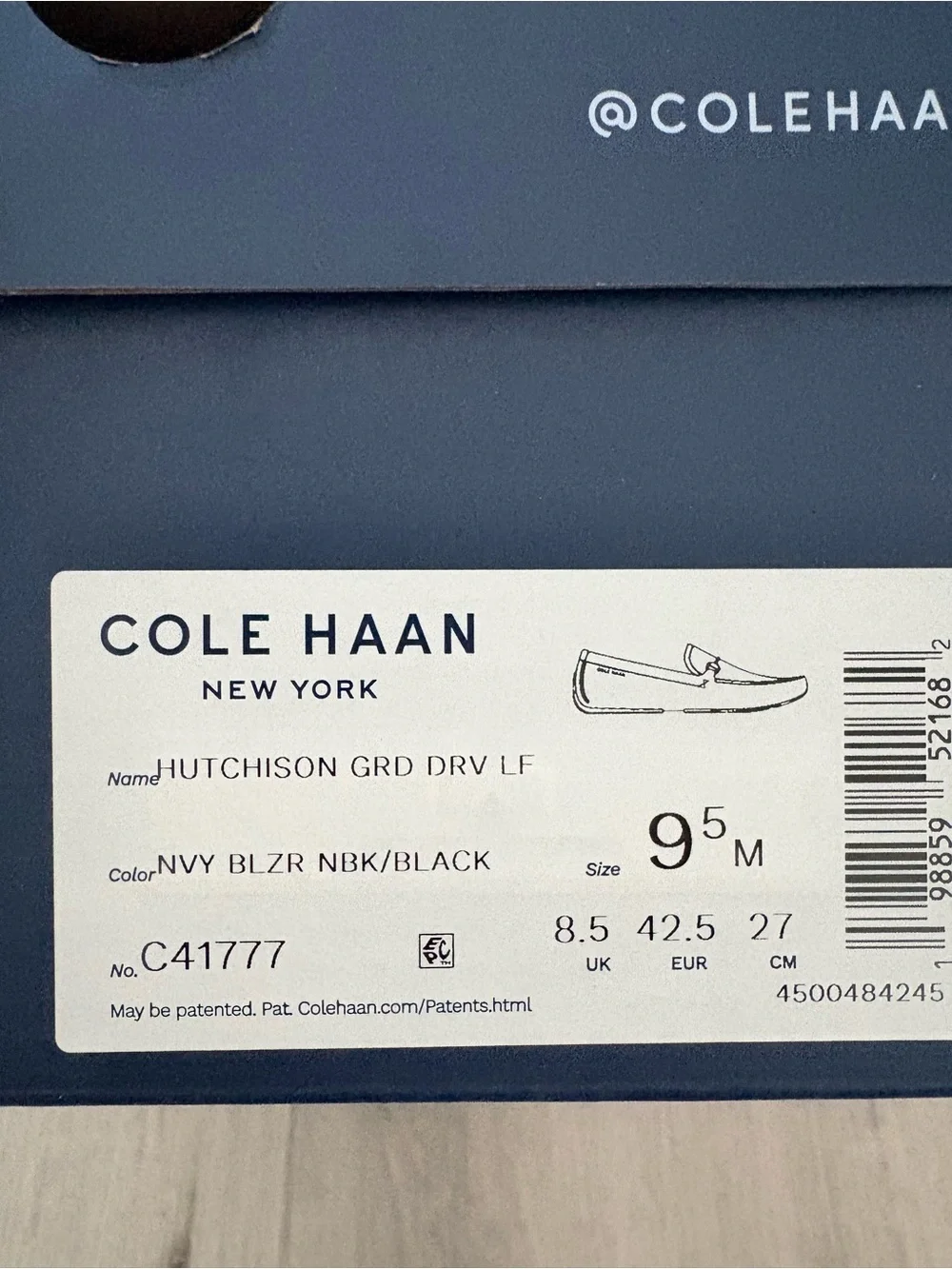Cole Haan Men’s Navy Nubuck Bit Loafers